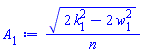 (2*k[1]^2-2*w[1]^2)^(1/2)/n