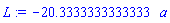 -HFloat(20.33333333333334)*a