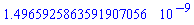0.14965925863591907056e-8