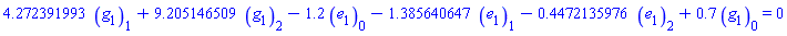 4.272391993*g[1][1]+9.205146509*g[1][2]-1.2*e[1][0]-1.385640647*e[1][1]-.4472135976*e[1][2]+.7*g[1][0] = 0