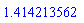1.414213562