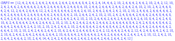 [12, 4, 2, 4, 6, 2, 6, 4, 2, 4, 6, 6, 2, 6, 4, 2, 6, 4, 6, 8, 4, 2, 4, 2, 4, 14, 4, 6, 2, 10, 2, 6, 6, 4, 2, 4, 6, 2, 10, 2, 4, 2, 12, 10, 2, 4, 2, 4, 6, 2, 6, 4, 6, 6, 6, 2, 6, 4, 2, 6, 4, 6, 8, 4, 2, 4, 6, 8, 6, 10, 2, 4, 6, 2, 6, 6, 4, 2, 4, 6, 2, 6, 4, 2, 6, 10, 2, 10, 2, 4, 2, 4, 6, 8, 4, 2, 4, 12, 2, 6, 4, 2, 6, 4, 6, 12, 2, 4, 2, 4, 8, 6, 4, 6, 2, 4, 6, 2, 6, 10, 2, 4, 6, 2, 6, 4, 2, 4, 2, 10, 2, 10, 2, 4, 6, 6, 2, 6, 6, 4, 6, 6, 2, 6, 4, 2, 6, 4, 6, 8, 4, 2, 6, 4, 8, 6, 4, 6, 2, 4, 6, 8, 6, 4, 2, 10, 2, 6, 4, 2, 4, 2, 10, 2, 10, 2, 4, 2, 4, 8, 6, 4, 2, 4, 6, 6, 2, 6, 4, 8, 4, 6, 8, 4, 2, 4, 2, 4, 8, 6, 4, 6, 6, 6, 2, 6, 6, 4, 2, 4, 6, 2, 6, 4, 2, 4, 2, 10, 2, 10, 2, 6, 4, 6, 2, 6, 4, 2, 4, 6, 6, 8, 4, 2, 6, 10, 8, 4, 2, 4, 2, 4, 8, 10, 6, 2, 4, 8, 6, 6, 4, 2, 4, 6, 2, 6, 4, 6, 2, 10, 2, 10, 2, 4, 2, 4, 6, 2, 6, 4, 2, 4, 6, 6, 2, 6, 6, 6, 4, 6, 8, 4, 2, 4, 2, 4, 8, 6, 4, 8, 4, 6, 2, 6, 6, 4, 2, 4, 6, 8, 4, 2, 4, 2, 10, 2, 10, 2, 4, 2, 4, 6, 2, 10, 2, 4, 6, 8, 6, 4, 2, 6, 4, 6, 8, 4, 6, 2, 4, 8, 6, 4, 6, 2, 4, 6, 2, 6, 6, 4, 6, 6, 2, 6, 6, 4, 2, 10, 2, 10, 2, 4, 2, 4, 6, 2, 6, 4, 2, 10, 6, 2, 6, 4, 2, 6, 4, 6, 8, 4, 2, 4, 2, 12, 6, 4, 6, 2, 4, 6, 2, 12, 4, 2, 4, 8, 6, 4, 2, 4, 2, 10, 2, 10, 6, 2, 4, 6, 2, 6, 4, 2, 4, 6, 6, 2, 6, 4, 2, 10, 6, 8, 6, 4, 2, 4, 8, 6, 4, 6, 2, 4, 6, 2, 6, 6, 6, 4, 6, 2, 6, 4, 2, 4, 2, 10, 12, 2, 4, 2, 10, 2, 6, 4, 2, 4, 6, 6, 2, 10, 2, 6, 4, 14, 4, 2, 4, 2, 4, 8, 6, 4, 6, 2, 4, 6, 2, 6, 6, 4, 2, 4, 6, 2, 6, 4, 2, 4, 12]