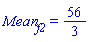 Mean__f2 = 56/3