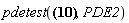 pdetest(Intat(1/(_a^2-a-(-4*_C1*_a+a^2+4*_C2)^(1/2))^(1/2), _a = u(t, x))+a*t-x-_C3 = 0, PDE2)