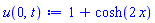 1+cosh(2*x)