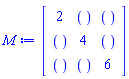 "[[[2,,],[,4,],[,,6]]]"