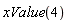 xValue(4)
