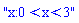 "x:0<x<3"