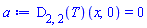 (D[2, 2](T))(x, 0) = 0