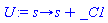 proc (s) options operator, arrow; s+_C1 end proc