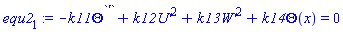 -k11*(diff(Theta(x), x))+k12*(diff(U(x), x))^2+k13*(diff(W(x), x))^2+k14*Theta(x) = 0
