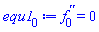 diff(diff(f[0](x), x), x) = 0