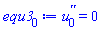 diff(diff(u[0](x), x), x) = 0