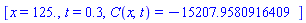 [x = 125., t = .3, C(x, t) = HFloat(-15207.958091640898)]