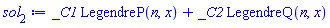 _C1*LegendreP(n, x)+_C2*LegendreQ(n, x)