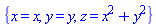 {x = x, y = y, z = x^2+y^2}