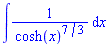 int(1/cosh(x)^(7/3), x)