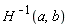 1/H(a, b)