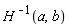 1/H(a, b)
