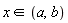 `in`(x, a, b)
