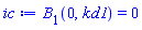 B[1](0, kd1) = 0