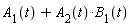 A__1(t)+A__2(t)*B__1(t)
