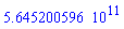 0.5645200596e12