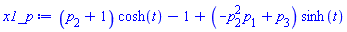 (p[2]+1)*cosh(t)-1+(-p[1]*p[2]^2+p[3])*sinh(t)