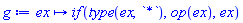 proc (ex) options operator, arrow; `if`(type(ex, `*`), op(ex), ex) end proc