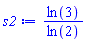 ln(3)/ln(2)