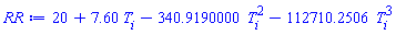 20+7.60*T[i]-340.9190000*T[i]^2-112710.2506*T[i]^3