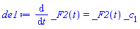 diff(_F2(t), t) = _F2(t)*_c[1]