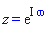 z = exp(I*omega)