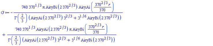 -740*370^(1/3)*Pi*AiryBi(2*370^(2/3))*AiryAi((1/370)*370^(2/3)*r)/(GAMMA(2/3)*(AiryAi(2*370^(2/3))*3^(2/3)+3^(1/6)*AiryBi(2*370^(2/3))))+740*370^(1/3)*AiryAi(2*370^(2/3))*Pi*AiryBi((1/370)*370^(2/3)*r)/(GAMMA(2/3)*(AiryAi(2*370^(2/3))*3^(2/3)+3^(1/6)*AiryBi(2*370^(2/3))))