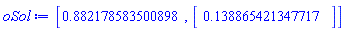 [.8821785835008983, Vector(1, {(1) = .13886542134771712})]