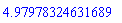 HFloat(4.979783246316887)