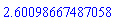 HFloat(2.6009866748705806)