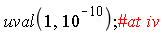 uval(1, 10^(-10))