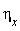 `&eta;__x`