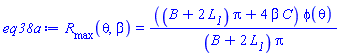 R__max(theta, beta) = ((B+2*L__1)*Pi+4*beta*C)*phi(theta)/((B+2*L__1)*Pi)