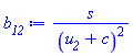 s/(u__2+c)^2