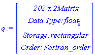 Matrix(%id = 18446744078119104374)