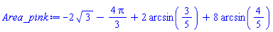 -2*3^(1/2)-(4/3)*Pi+2*arcsin(3/5)+8*arcsin(4/5)