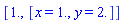 [1., [x = HFloat(1.0), y = HFloat(2.0)]]