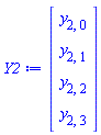 Vector(4, {(1) = y[2, 0], (2) = y[2, 1], (3) = y[2, 2], (4) = y[2, 3]})