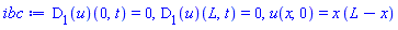 (D[1](u))(0, t) = 0, (D[1](u))(L, t) = 0, u(x, 0) = x*(L-x)