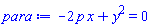 -2*p*x+y^2 = 0