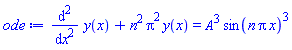 diff(diff(y(x), x), x)+n^2*Pi^2*y(x) = A^3*sin(n*Pi*x)^3