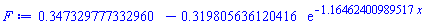 HFloat(0.3473297773329595)-HFloat(0.31980563612041574)*exp(-HFloat(1.1646240098951652)*x)