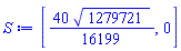[(40/16199)*1279721^(1/2), 0]